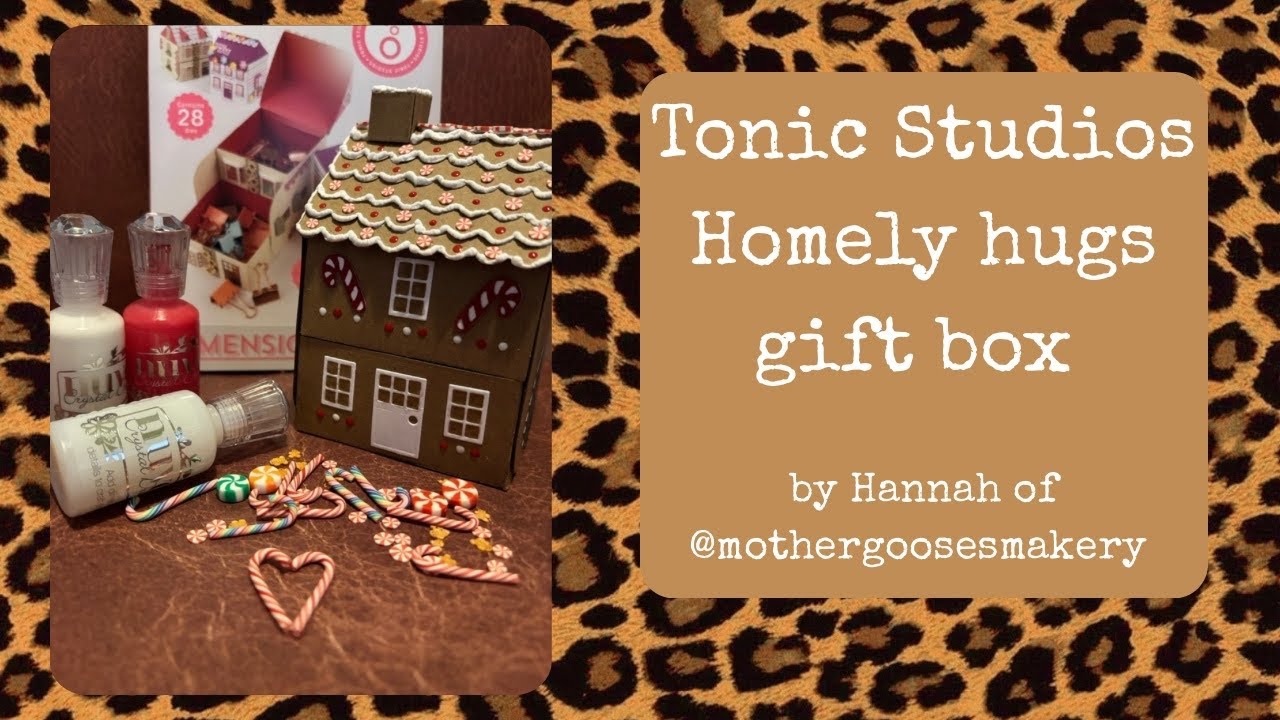 Tonic studios homely hugs becomes a gingerbread house 