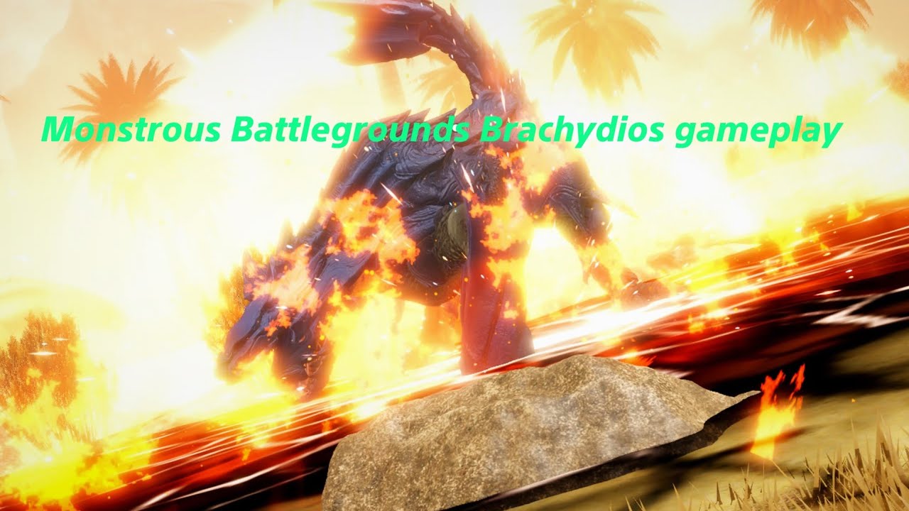 Monstrous Battlegrounds Brachydios gameplay