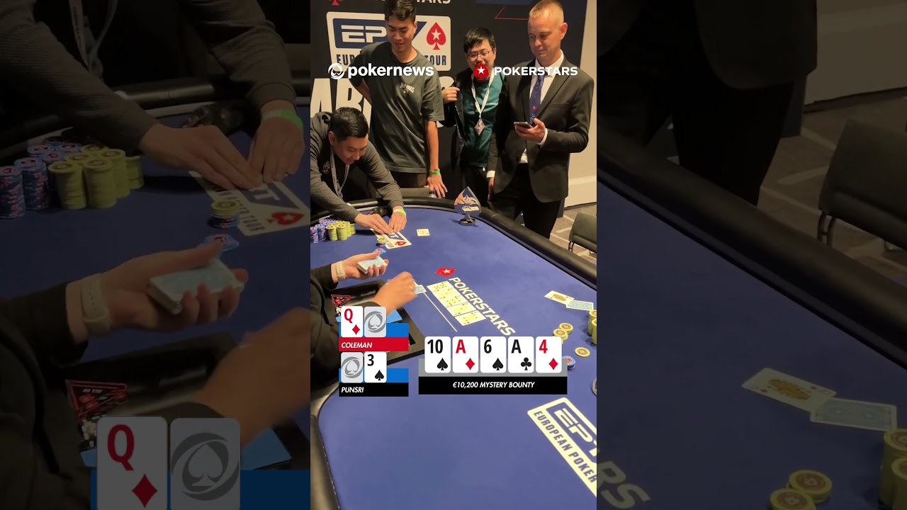 THE WINNING HAND! 💰 €10,200 Mystery Bounty!  | 