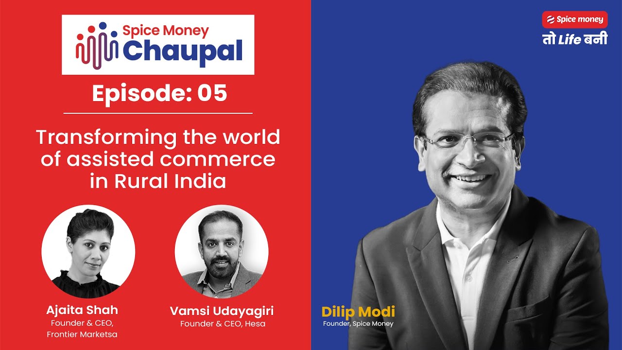 Dilip Modi speaks to rural focused startups @Spice Money Chaupal