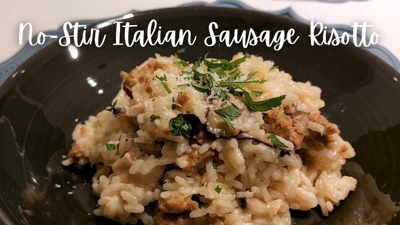 Creamy Risotto in 15 Minutes - No Stirring Needed! [Easy Meal]