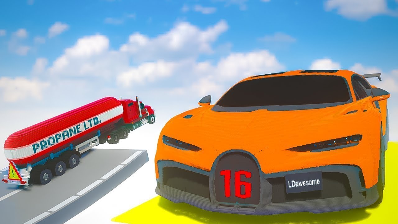 CARS VS BUGATTI TEARDOWN