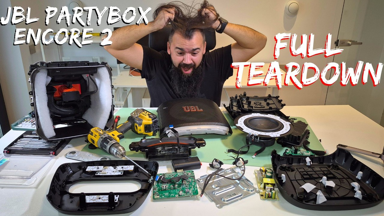 Что внутри JBL Partybox Encore2 (полная разборка)