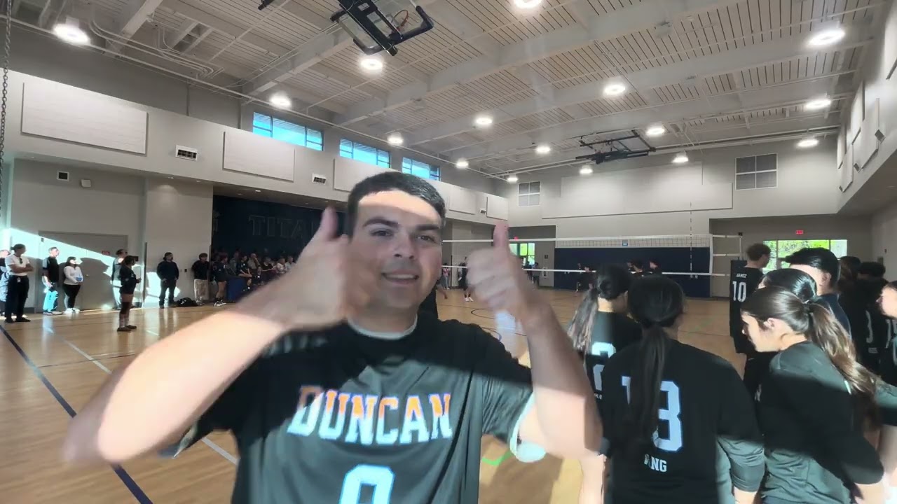 Volleyball Duncan vs CTEC March 9 2026 ( third set)