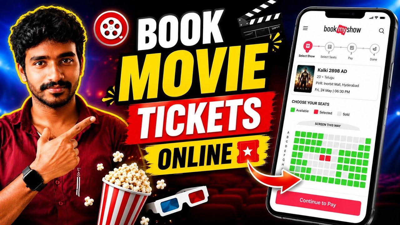 how to book a movie ticket online | how to book movie tickets in BookMyShow [new Trick 2026]