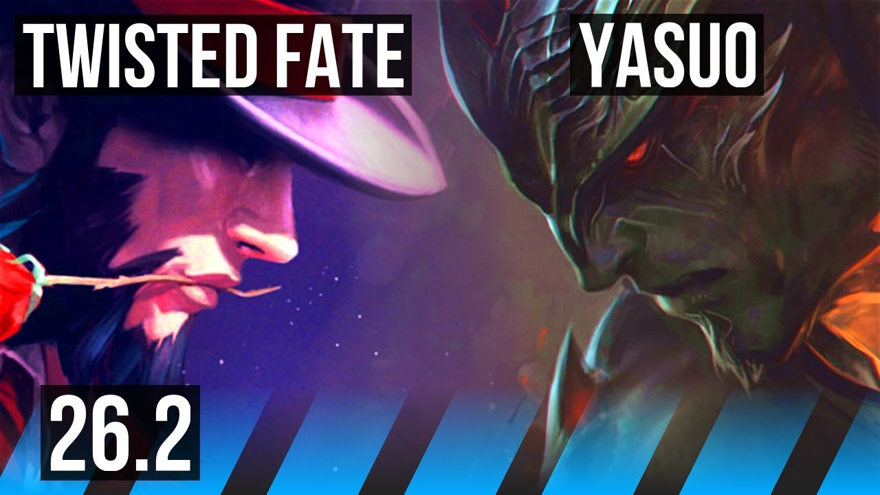 TWISTED FATE vs YASUO (MID) | Good KDA: 9/1/13 | NA Grandmaster | 26.2