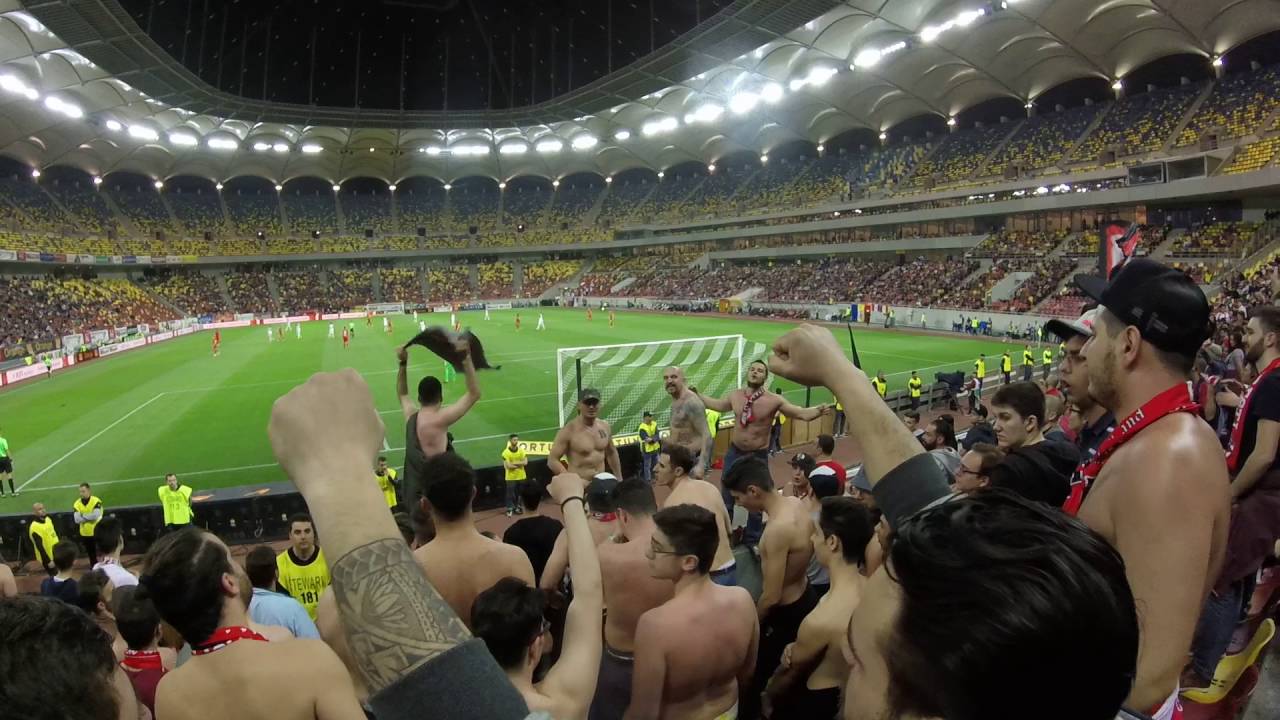 Among the Dinamo Bucharest crazy and dangerous Hooligans [gopro]