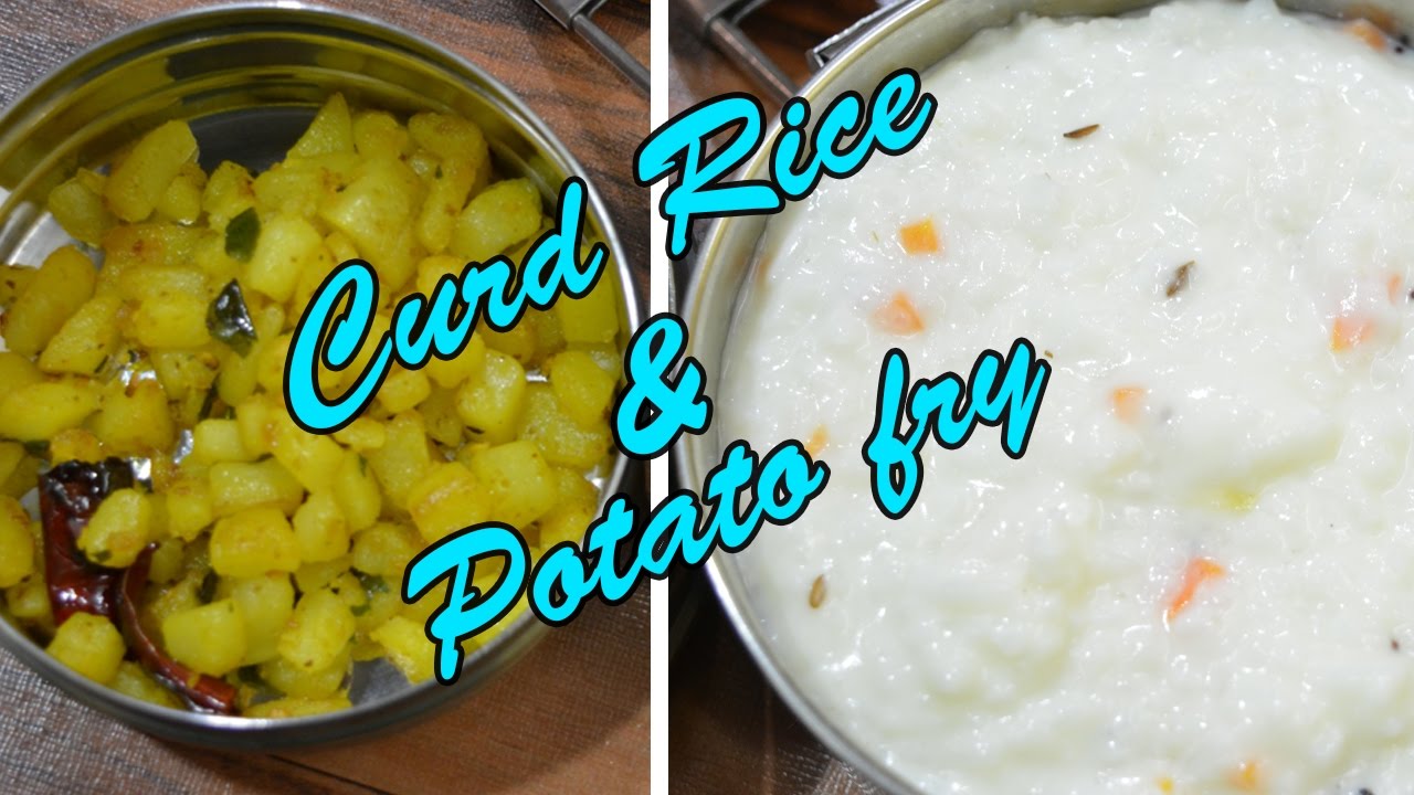 Curd Rice | Potato Fry | Lunch Box Menu - 8