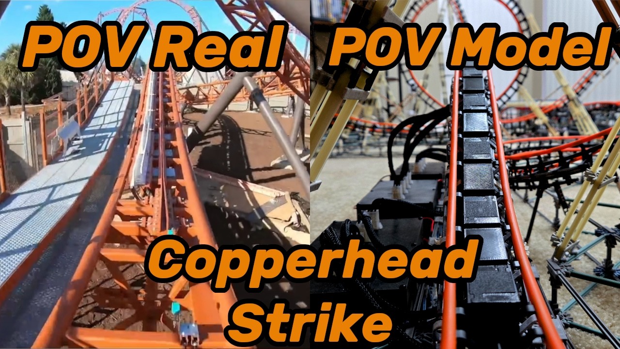 Launched Model Roller Coaster POV