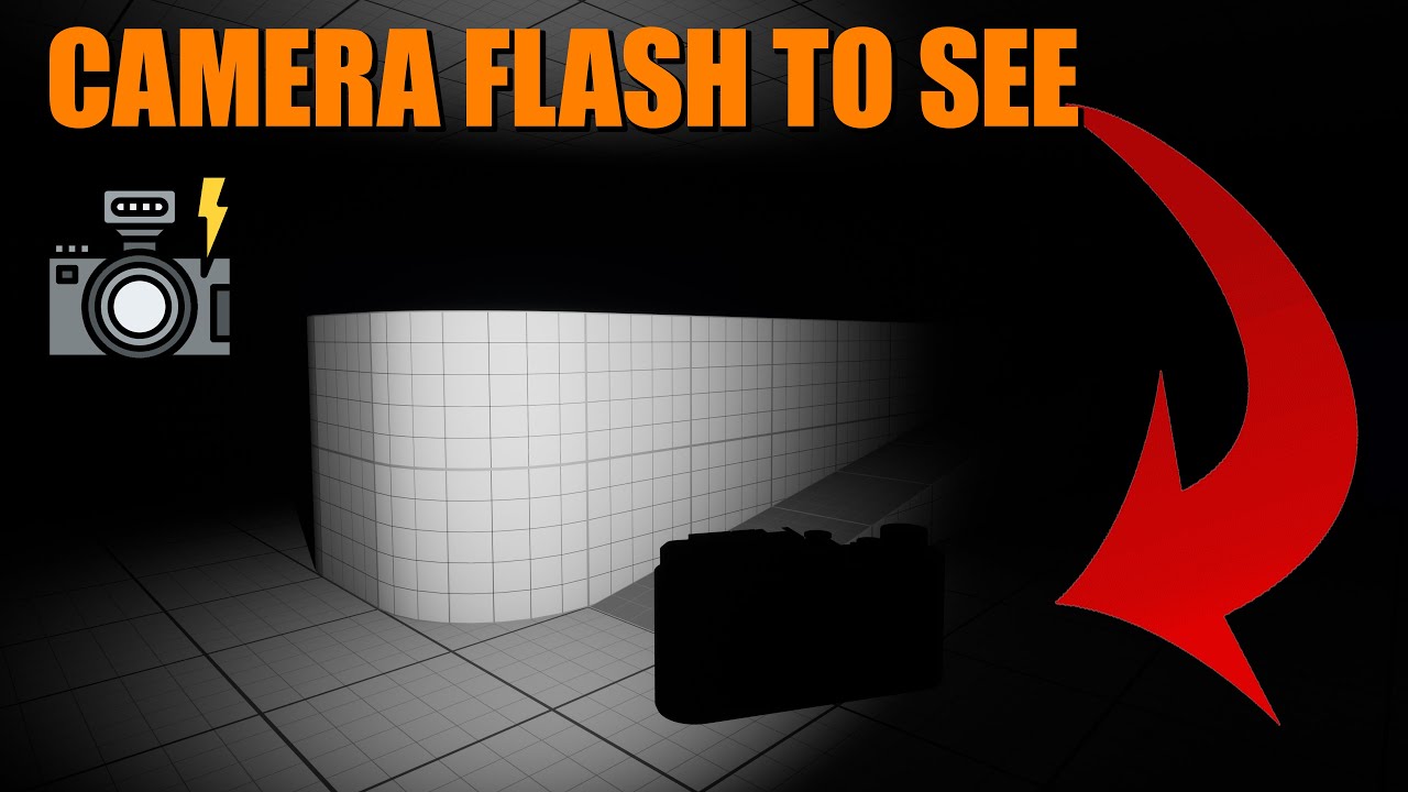 How To Use A Camera Flash To See In Unreal Engine 5 | Horror Mechanic Tutorial