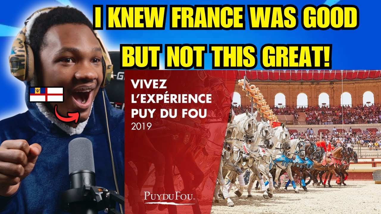 british caribbean react to Vivez l'expérience Puy du Fou 2019 france reaction french culture react