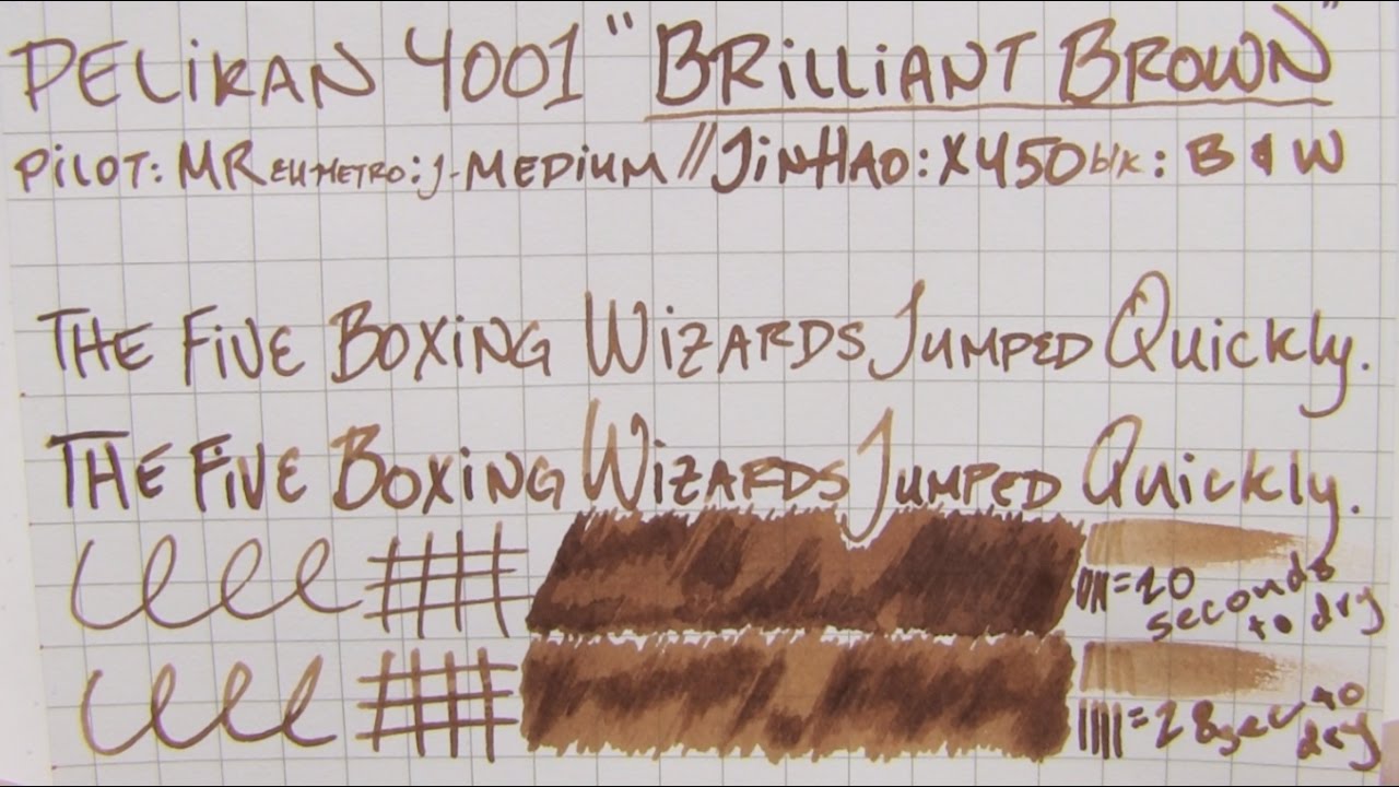 Ink Review: Pelikan's 4001 