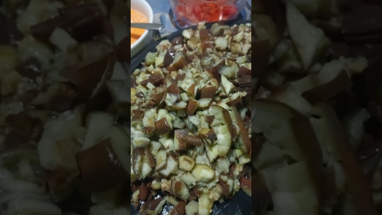 Maraming talong instead na masira lutuin na natin...Poqui - poqui dish...🫶
