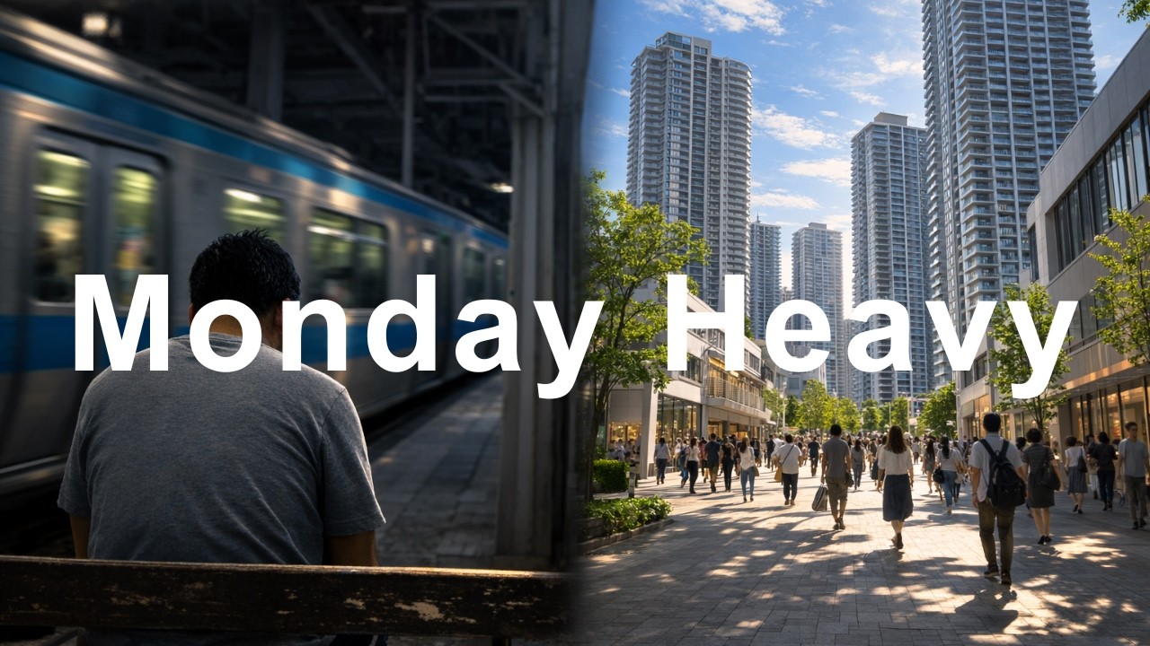 [Tokyo VLOG]  A Japanese Salaryman Who Feels Monday | A 48-Year-Old Salaryman’s Life in Tokyo