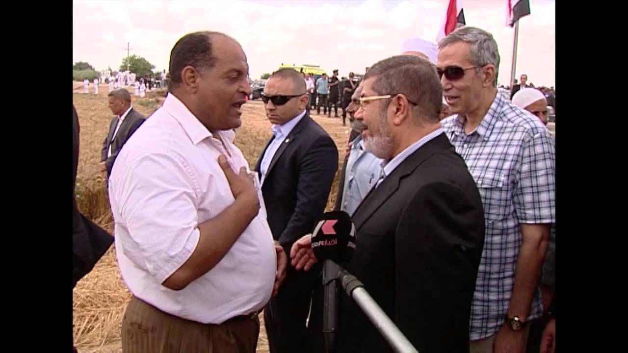 استقبال الرئيس فى يوم حصاد القمح بالاسكندرية