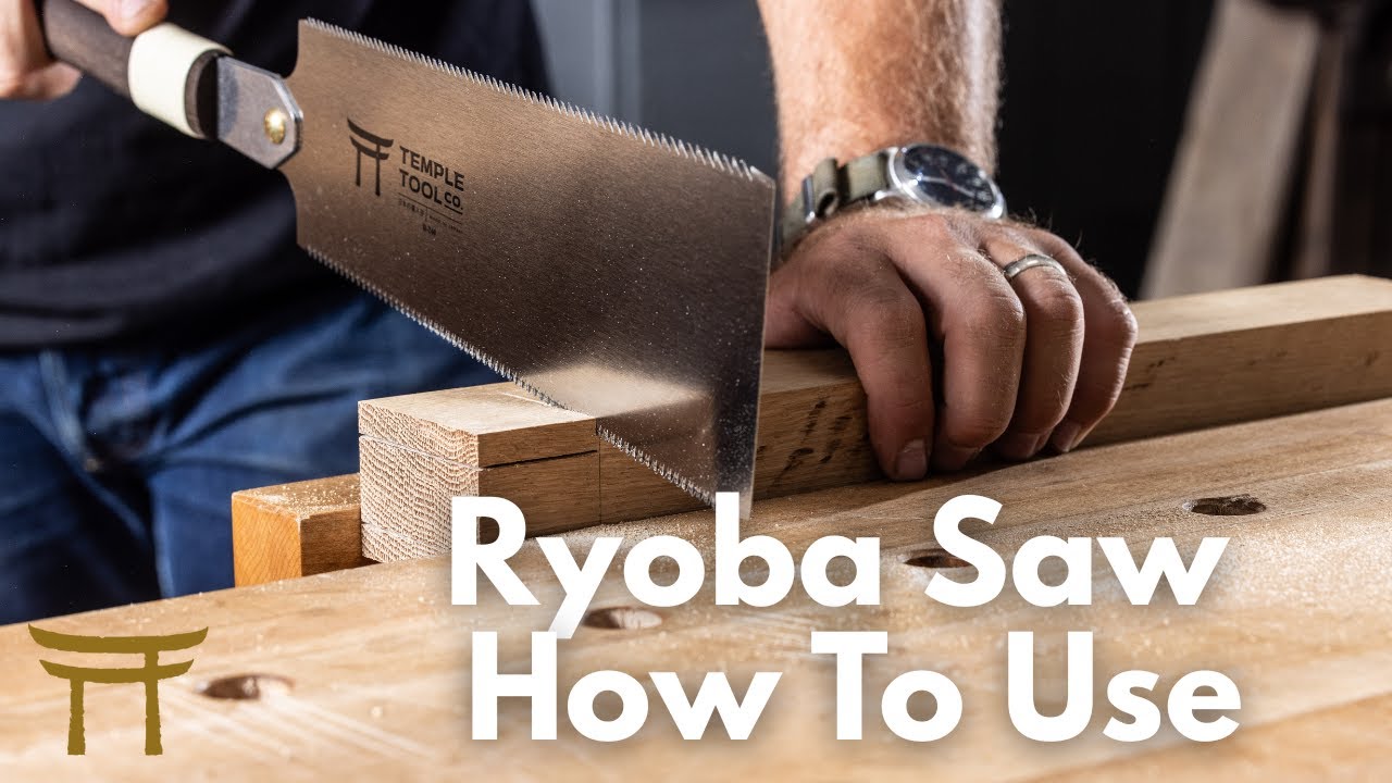 Как пользоваться японской пилой Ryoba // Temple Tool Co.