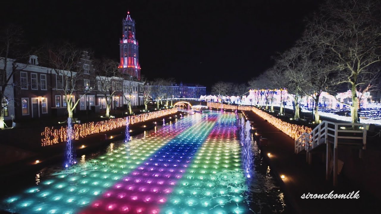 ハウステンボス【世界最大級1100万球超イルミネーション】光の王国 World's largest Christmas Lights in Japan Huis Ten Bosch