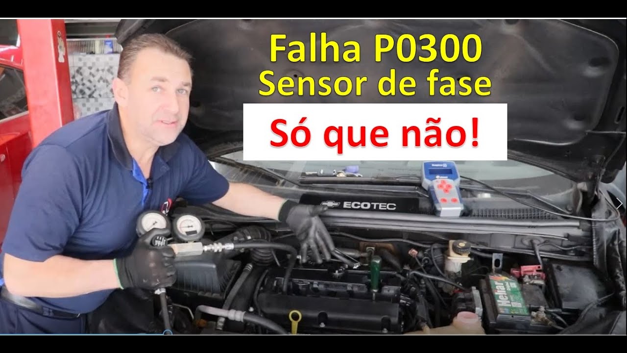 Sonic falha no SENSOR DE FASE e P0300. Sem força e gastando muito! Veja Como cheguei ao diagnóstico