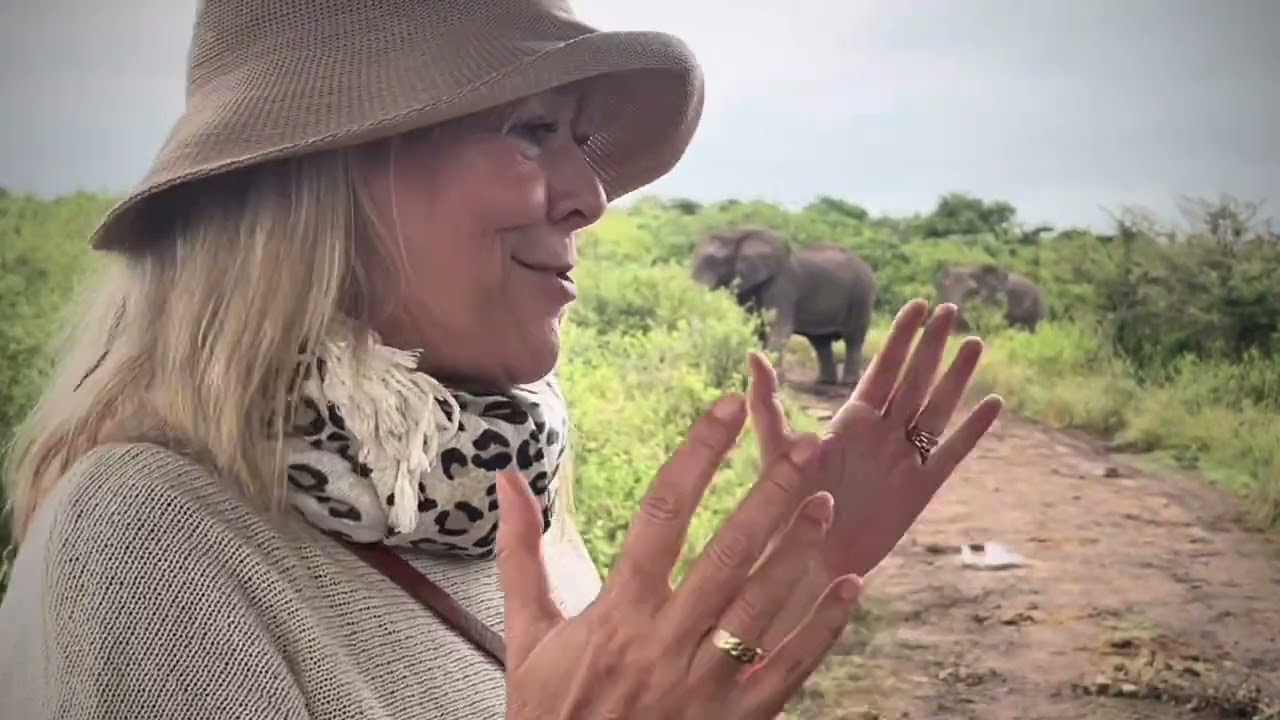 Encounter with our elephants with French National TV filming for documentary