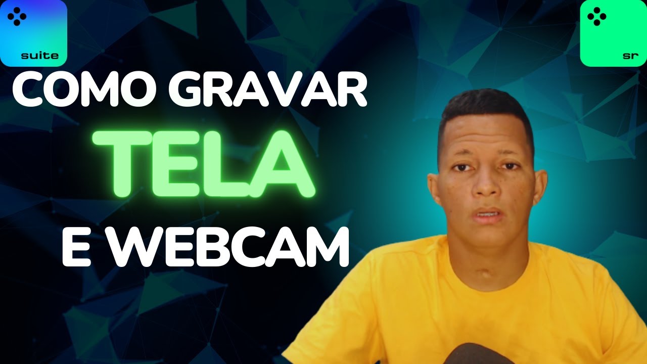 Como Gravar a tela do PC e WEBCAM - FÁCIL - O melhor programa para gravar tela do PC