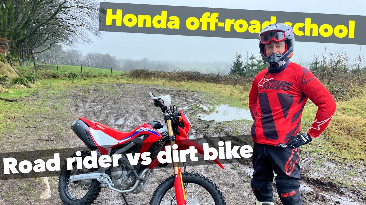 Road rider vs dirt bike – what could possibly go wrong? Watch as I find out on a Honda CFR300L!