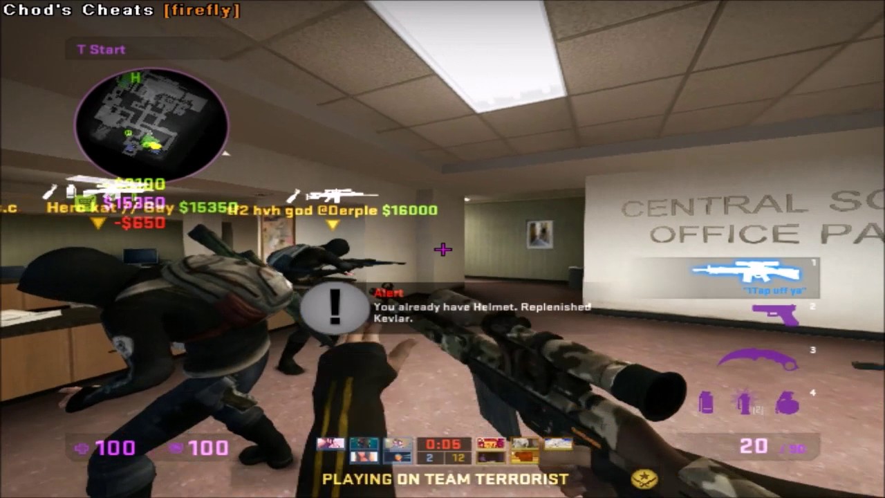 chods-cheats.com CSGO Hack vs Hack MM Server #2