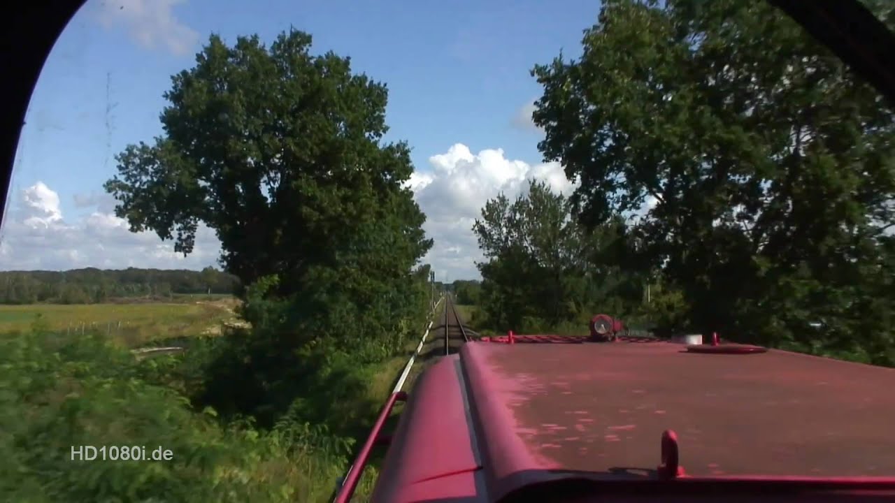 Unterwegs mit der V90: Führerstandsmitfahrt auf BR 295 (Seelze - Walsrode)