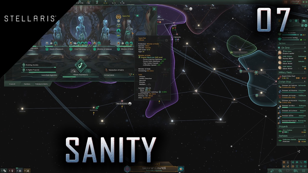 Давайте поиграем в Stellaris - (Псионические) Порождения Конца Света / Спиритуалист-ксенофоб - Эп...