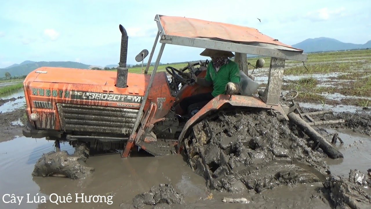 Mất Lầy Từ Cuộn B&aacute;nh L&ograve;ng Của M&aacute;y C&agrave;y Kubota 3602