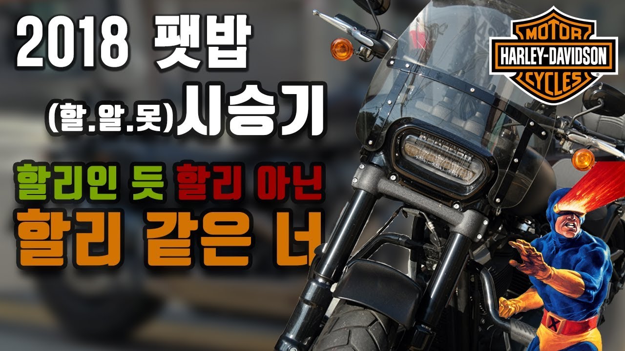 할리데이비슨 팻밥 114 시승기 | 썸타는 Bob 팻밥 [미스터노]