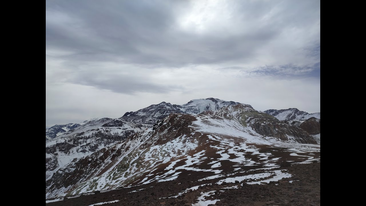 Cerro pintor (4.180 msnm) Ruta con nieve - Abril 2024 - Oto&ntilde;o