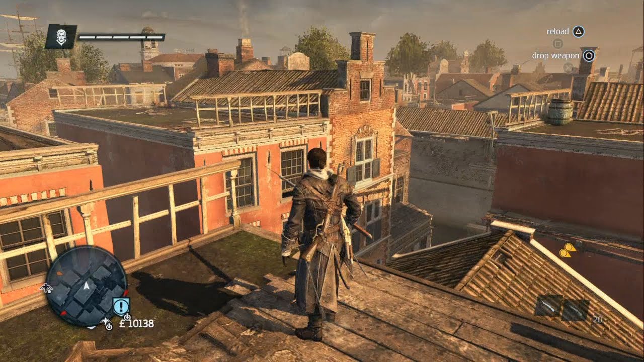 Assassin's Creed Rogue New York Free Roam Gameplay #1