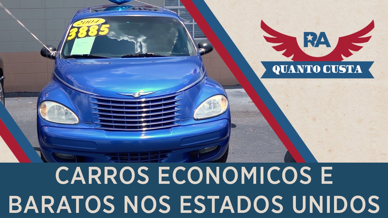 Quanto Custa - Carros Econômicos e Baratos nos Estados Unidos
