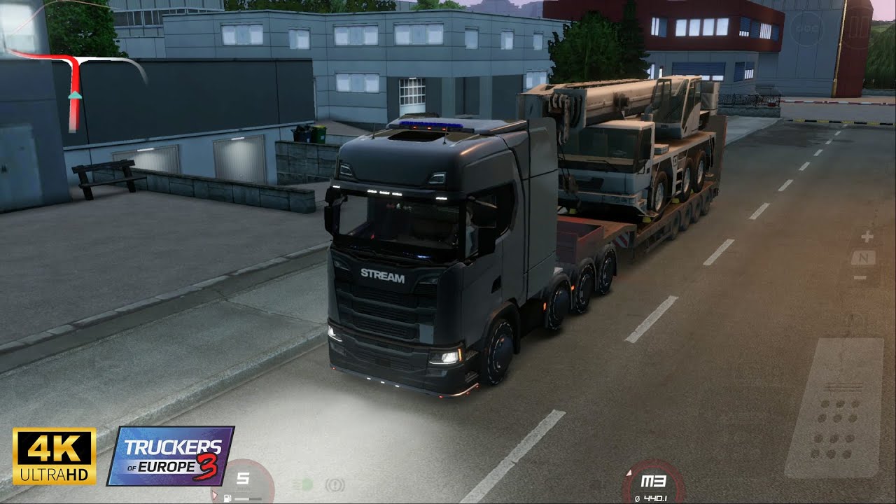 Ultra Graphics | Stuttgart to Quarry Run | Heavy Crane Transport | TOE 3 Gameplay