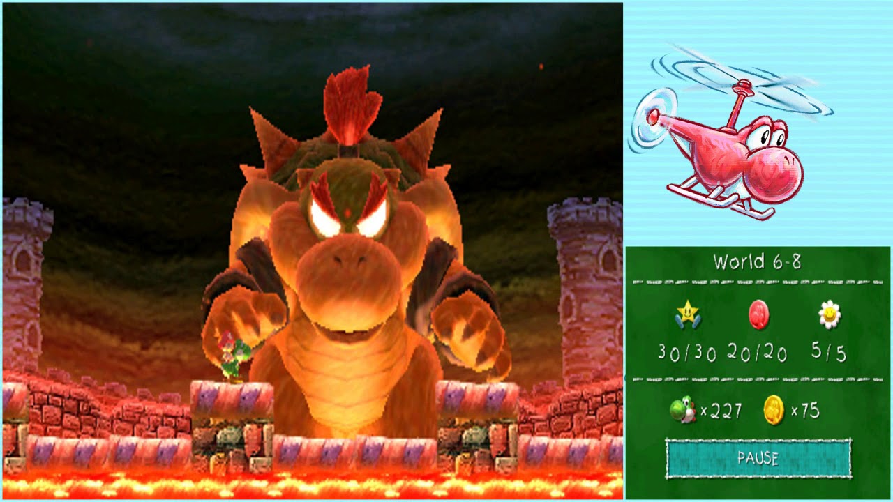 Yoshi's New Island (Part 13) A Bigger Bowser