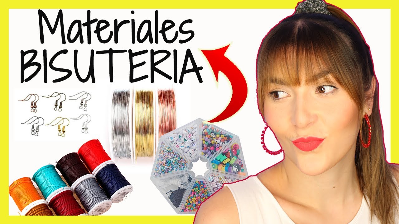 Cu&aacute;les son los MATERIALES 📿🧿 m&aacute;s UTILIZADOS para hacer BISUTER&Iacute;A 🤲