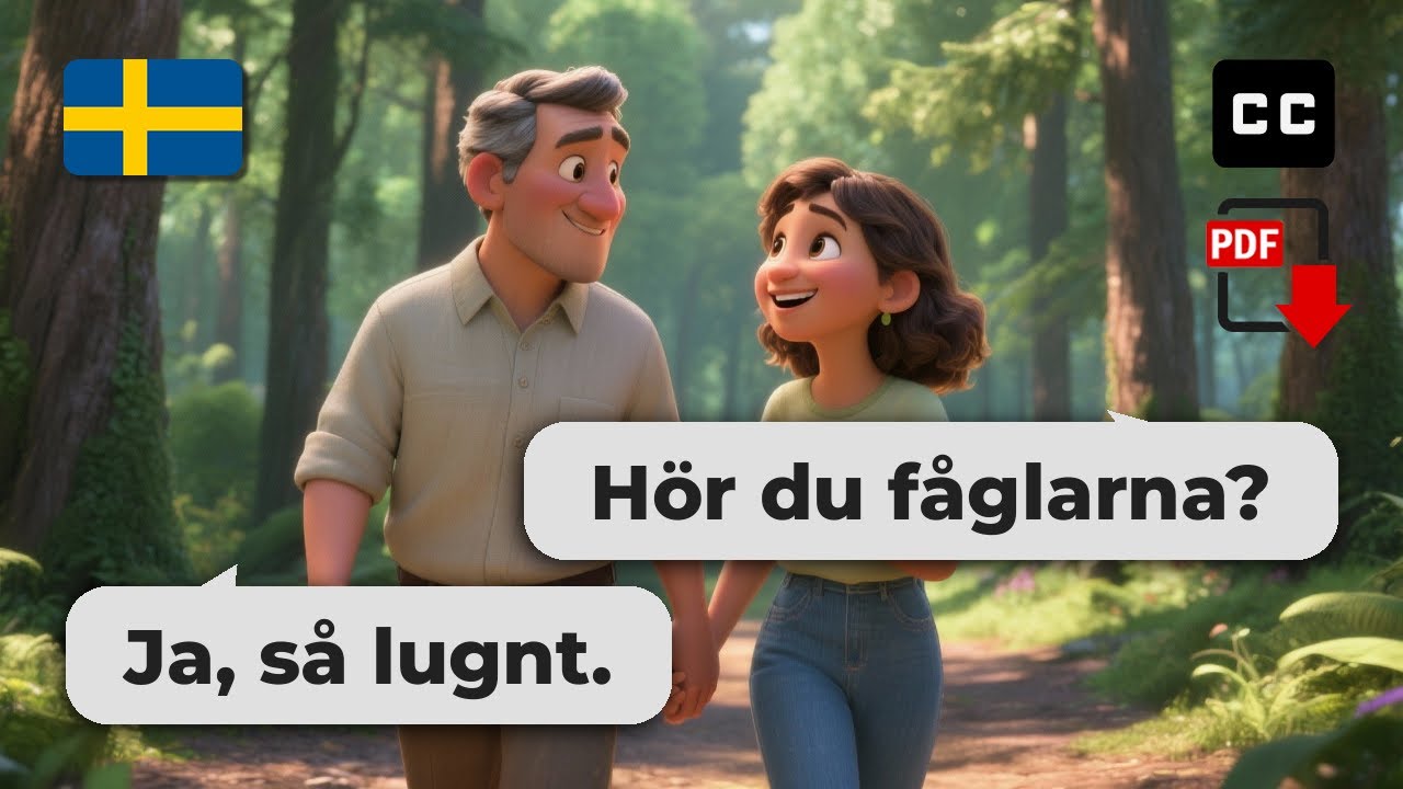 Easy Swedish Conversation – 🌳 Talking Nature & Memories (A2-B1)