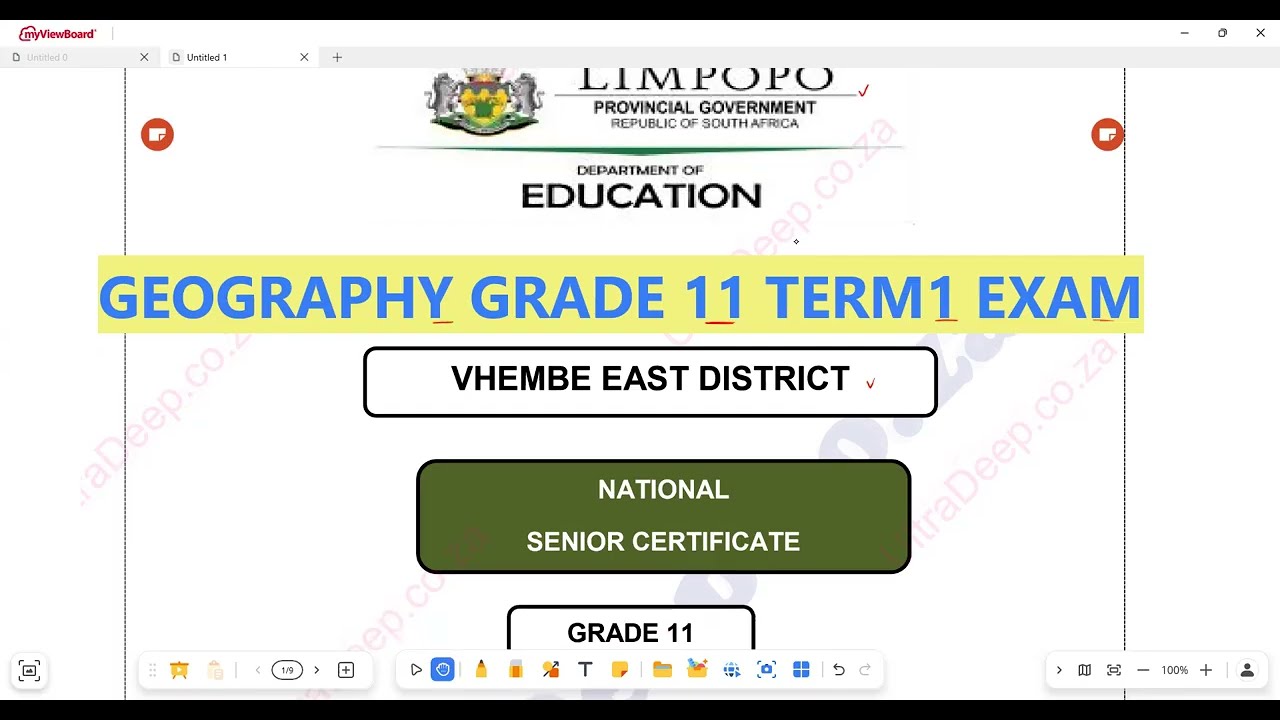 Geography Grade 11 March Exam 2023 Term 1 Limpopo Vhembe East District
