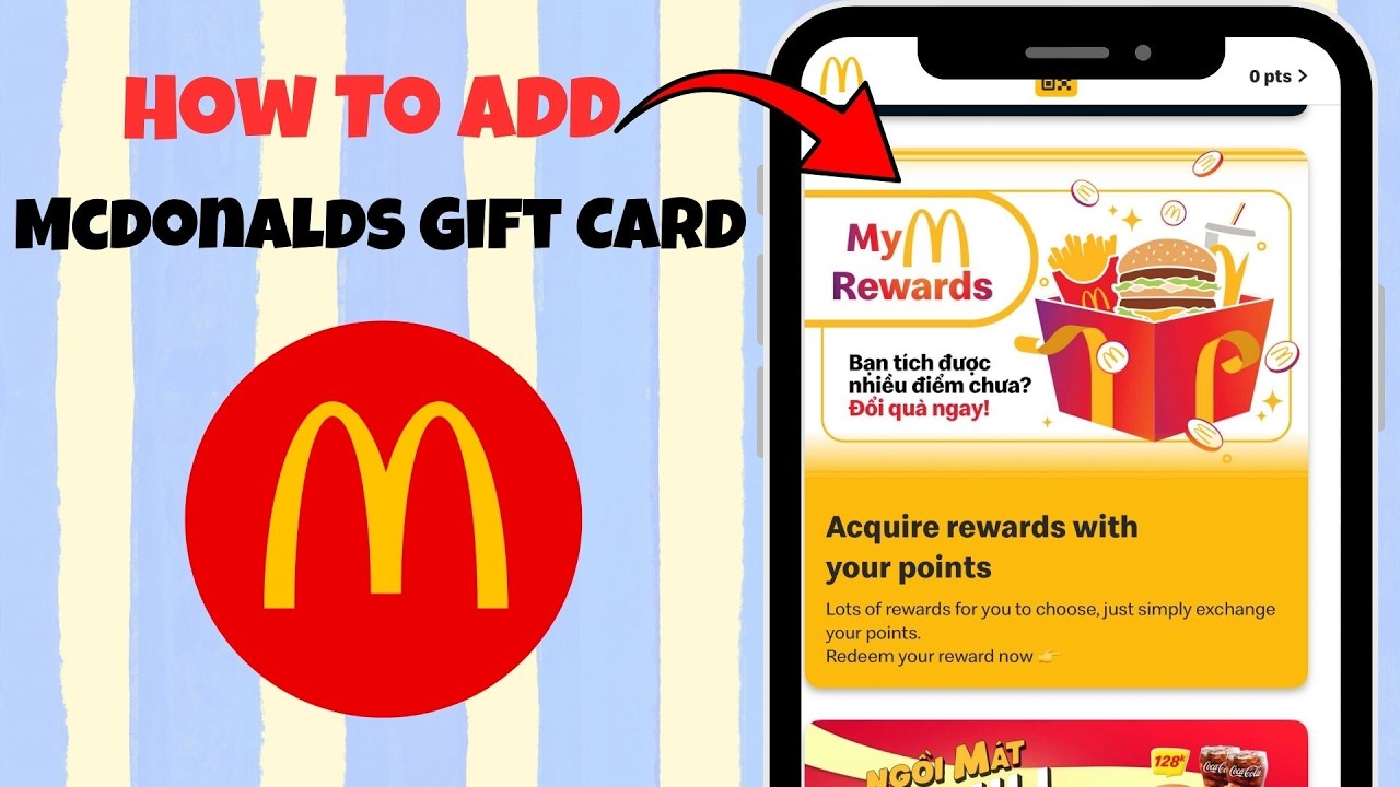 Как добавить подарочную карту McDonald's в приложение
