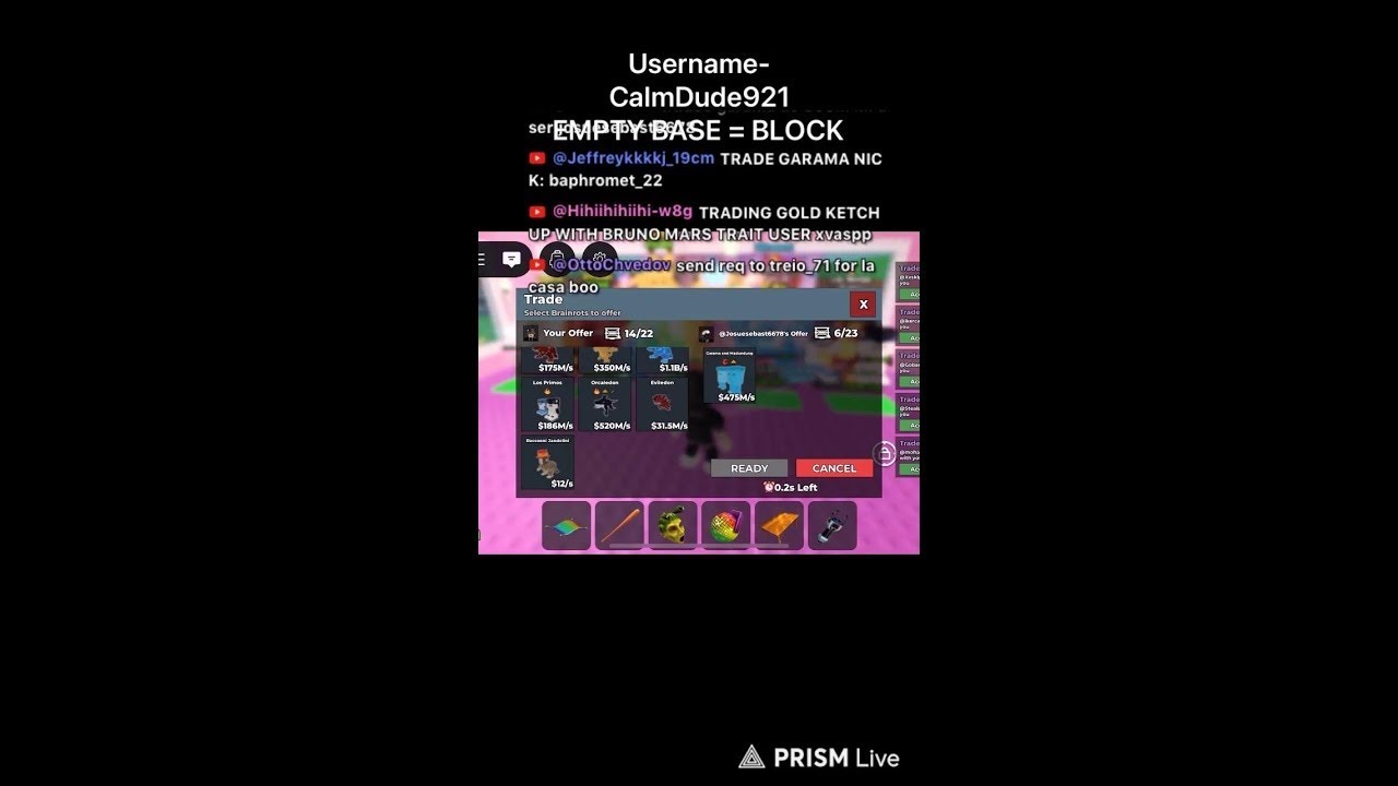 TRADING IN STEAL A BRAINROT ALSO HELPING INDEX FOR BRAINROT