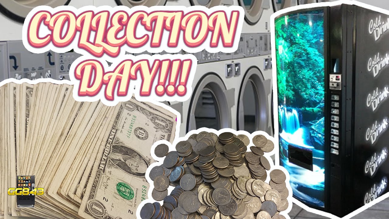 Vending Machine Collection Day From Our Laundromat Location!