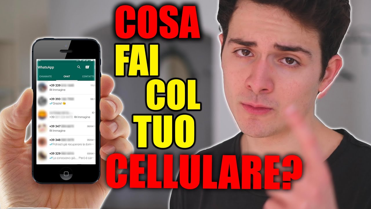 10 cose STUPIDE che fai col CELLULARE