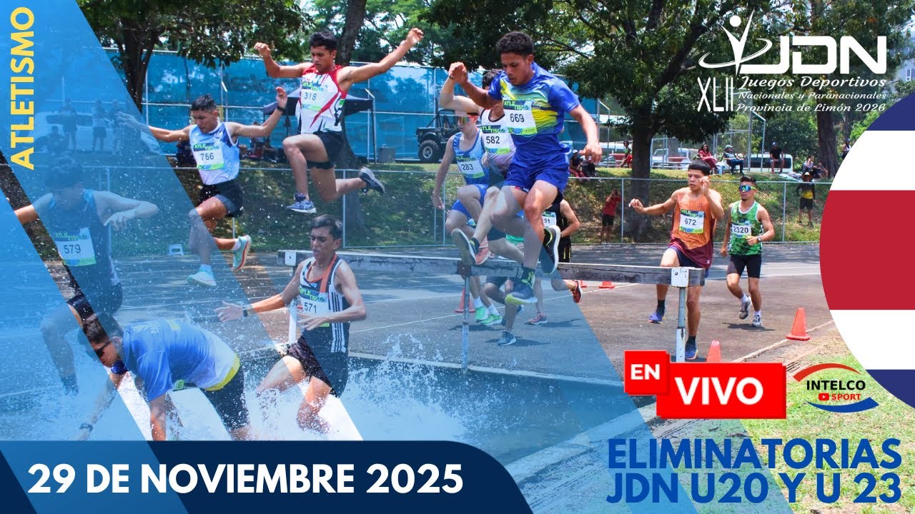 ATLETISMO 1 Eliminatoria JDN U20 Y U23 Costa Rica 29 noviembre