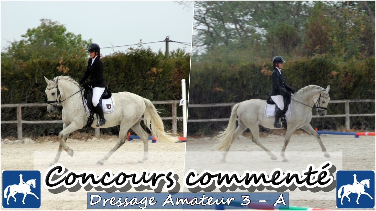 [Concours commenté] Dressage Amateur 3 Imposé A