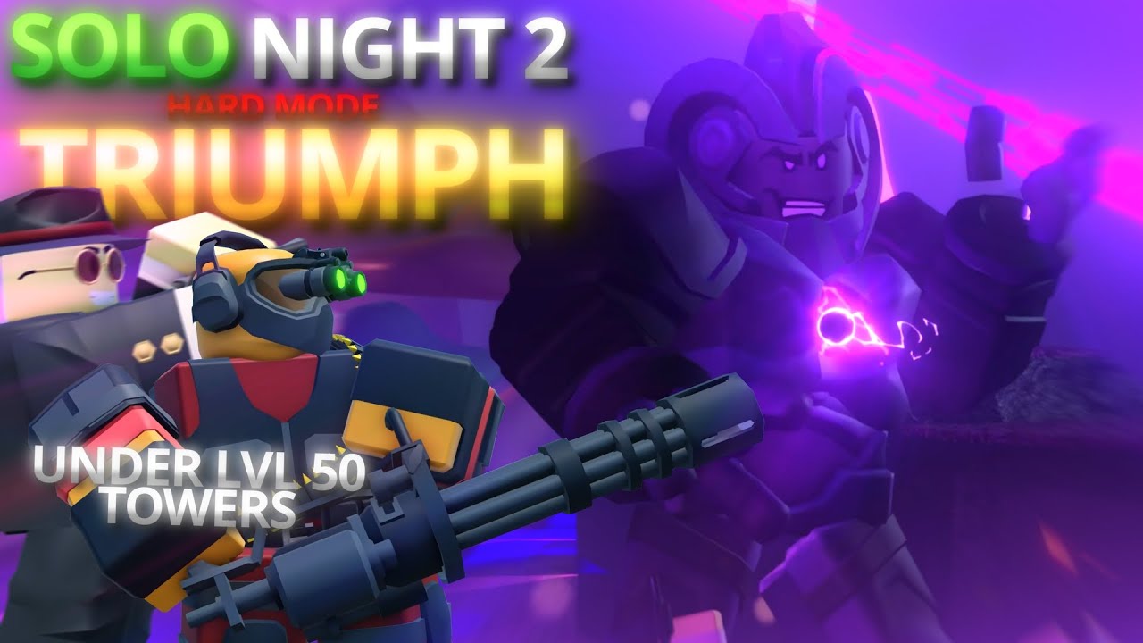 Solo Triumph Hard Mode Night 2 True NST | TDS NIGHT II