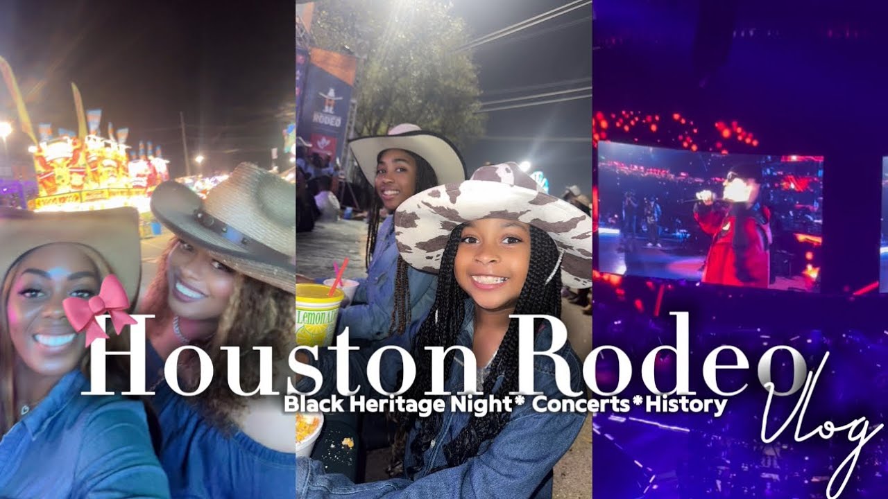 Black Heritage Night at the Houston Rodeo 2025 | Come with us as we have some fun 🤩 | Concert