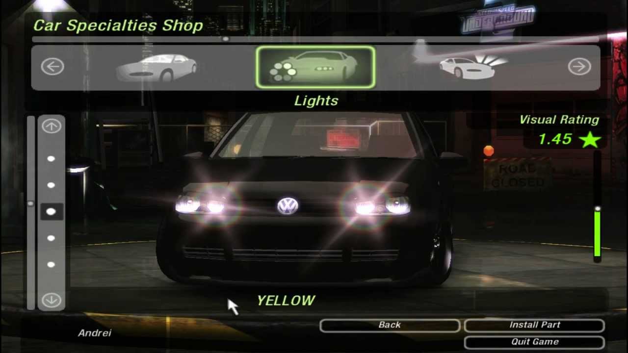 Need for Speed Underground 2 - Golf Tuning