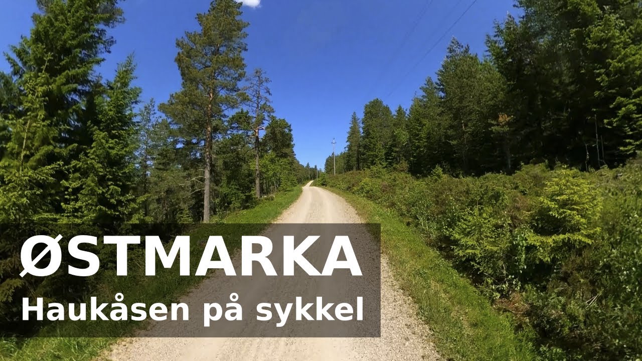 Sykkeltur i Østmarka: Mariholtet, Haukåsen og Nøklevann (4K 60fps)