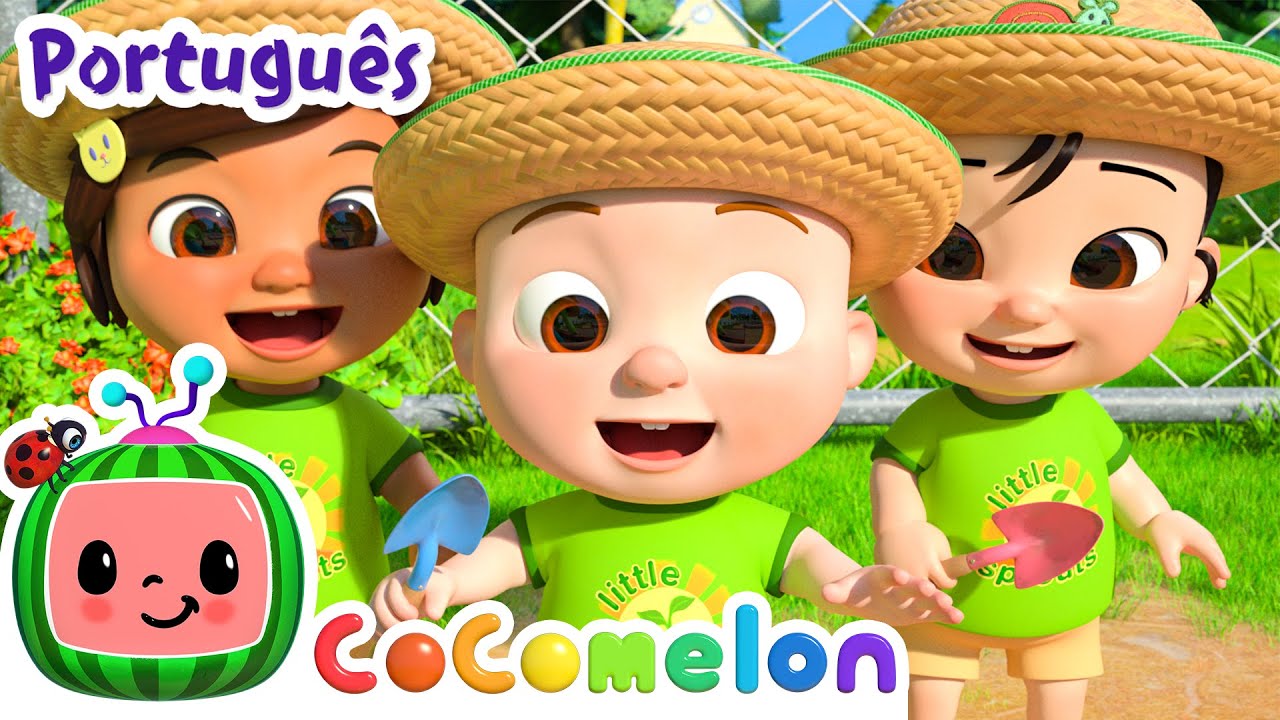 Canção da jardinagem | Cocomelon em Português | Desenhos Animados e Músicas Infantis