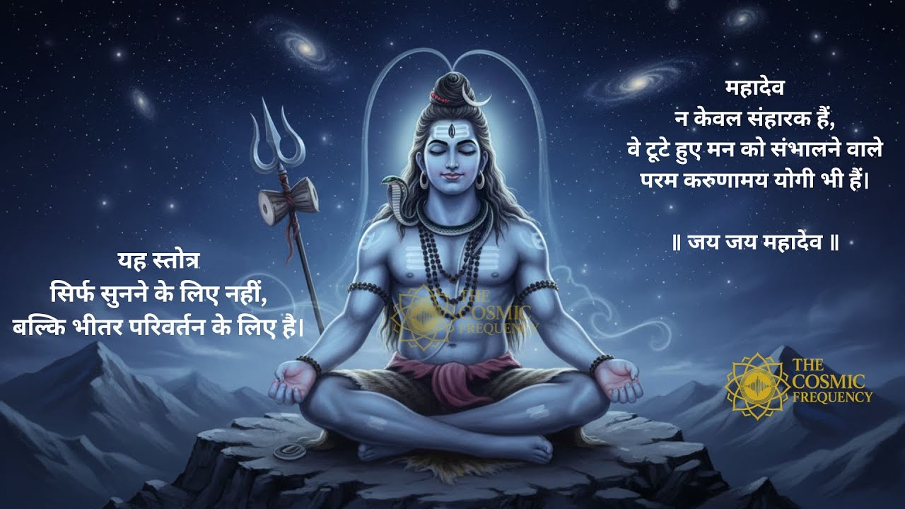 श्री महादेव रुद्र-शक्ति स्तोत्र 🔱 | Powerful Shiva Bhakti | Fearless & Transformational